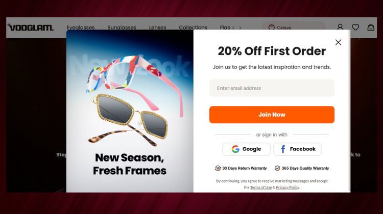Sign Up for Exclusive Vooglam Discounts