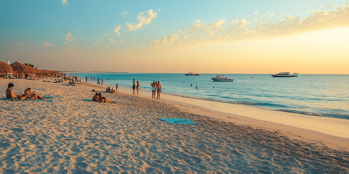 Relax at Yas Beach