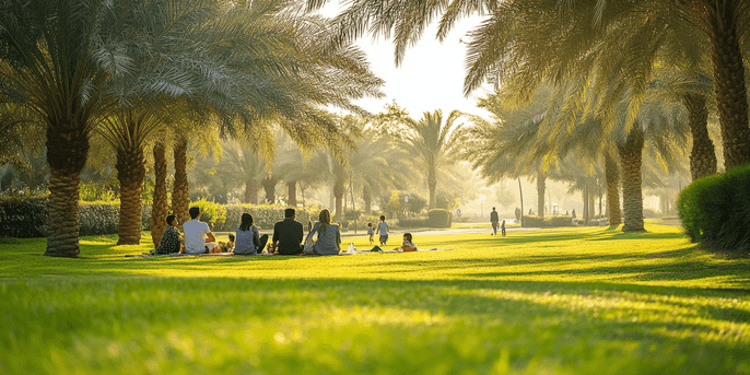 Picnic at Al Dhannah Gardens