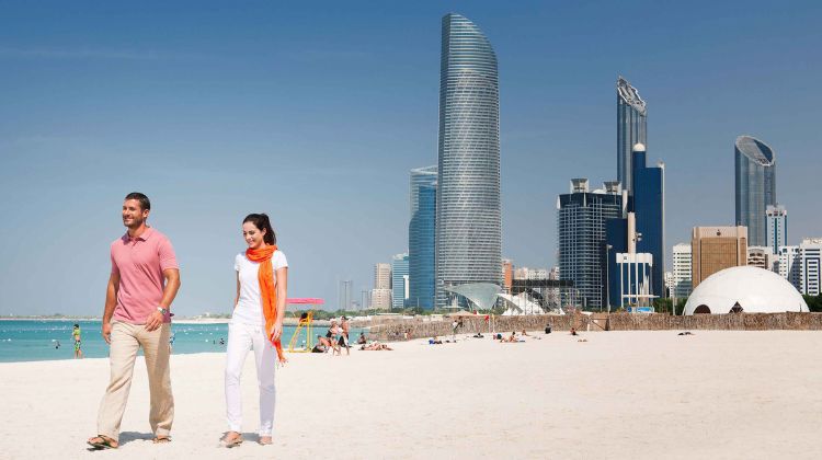 Walk Along Abu Dhabi Corniche