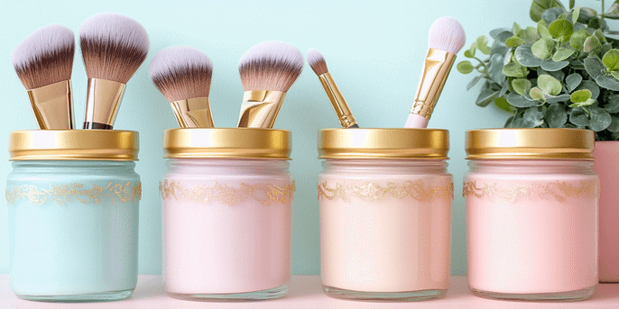 Transform Old Jars into Stylish Organizers