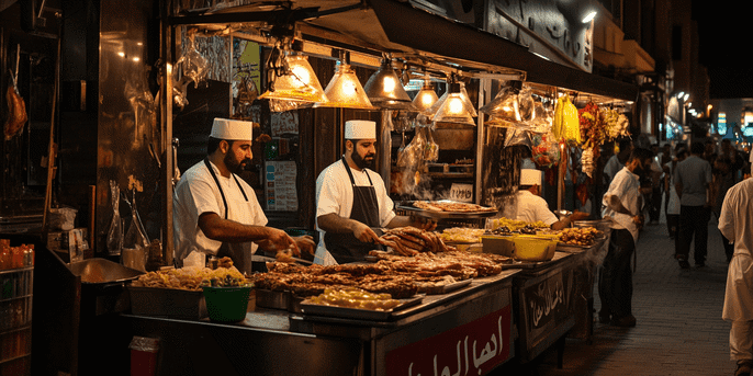 The Iconic Shawarma Stalls