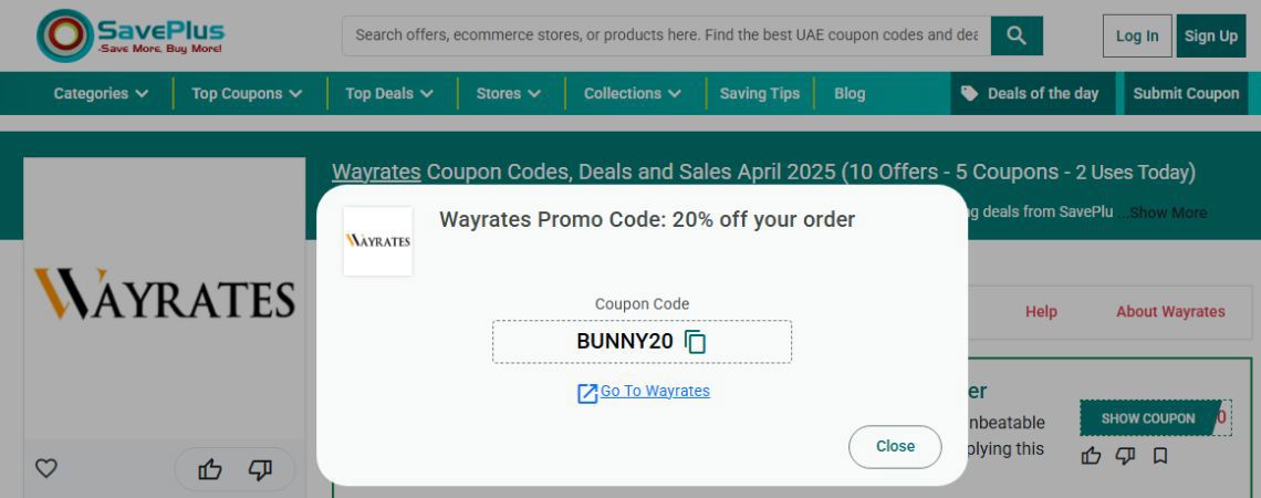 Use Exclusive UAE Promo Codes from SavePlus