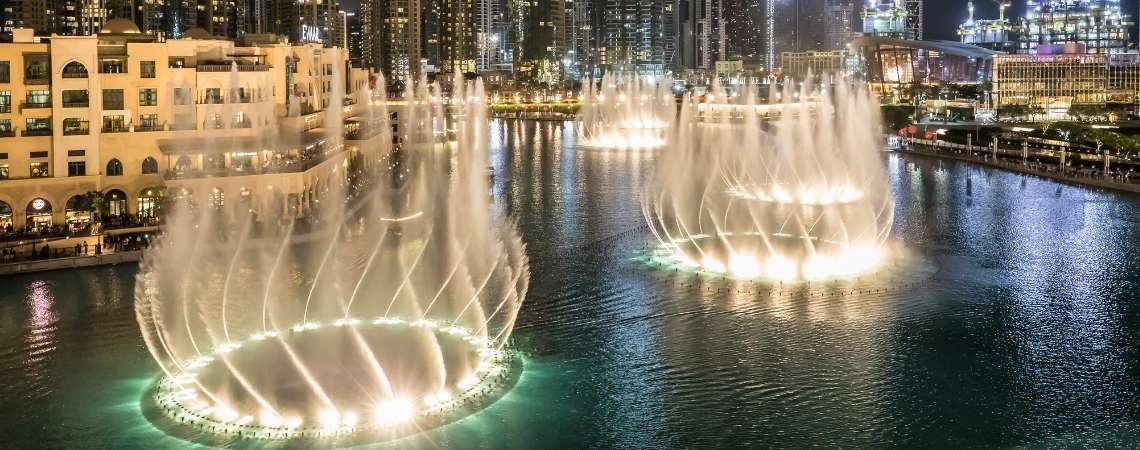 Enjoy the Dubai Fountain Show