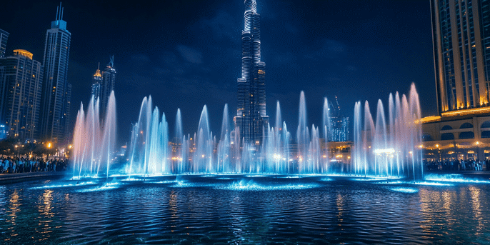 Dubai Fountain Show – A Spectacular Water Display