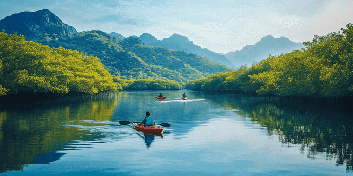 Kayaking in Kalba Mangroves