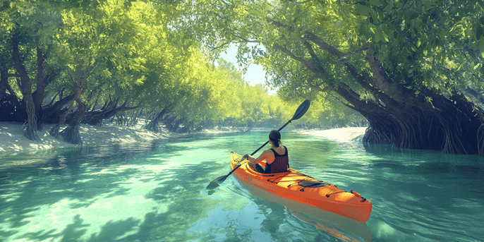 Kayak Through Mangrove National Park