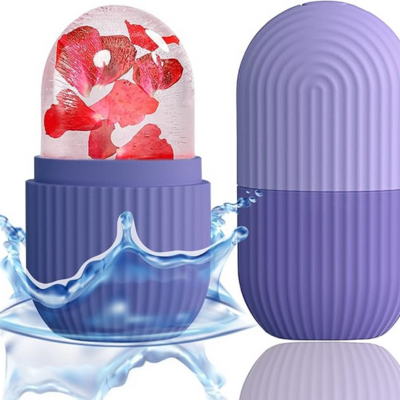 XHJRI – Silicone Ice Roller Face Massager
