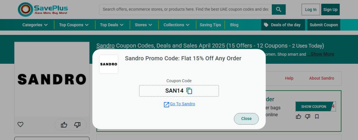 Maximize Promo Codes from SavePlus UAE