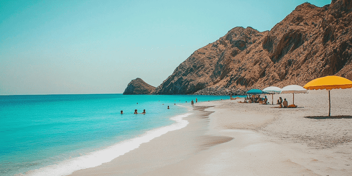 Relax at Khor Fakkan Beach